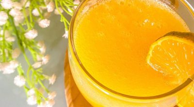 Suco de manga com limão