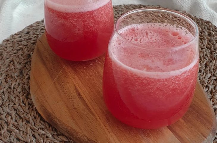 Suco detox de melancia