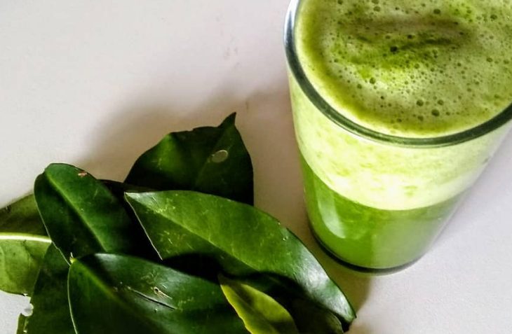 Suco verde com ora-pro-nóbis