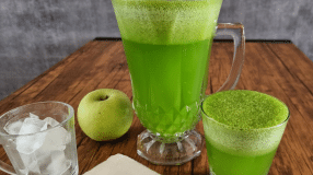 Suco verde com ora-pro-nóbis
