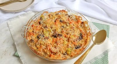 Suflê de legumes fit