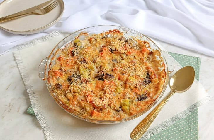 Suflê de legumes fit