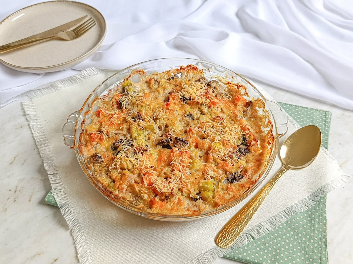 Suflê de legumes fit