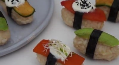 Sushi vegano