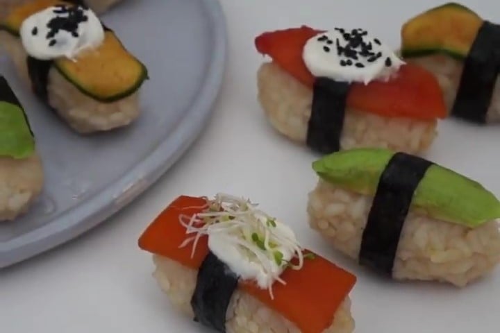 Sushi vegano