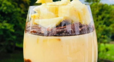 Taça de abacaxi fit