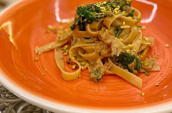 Tagliatelle com gorgonzola