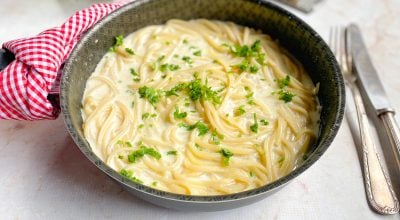 Talharim ao molho branco