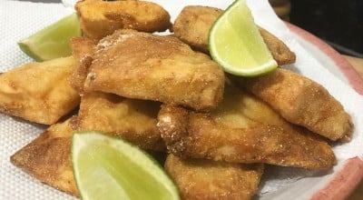 Tambaqui à milanesa