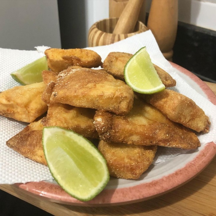 Tambaqui à milanesa