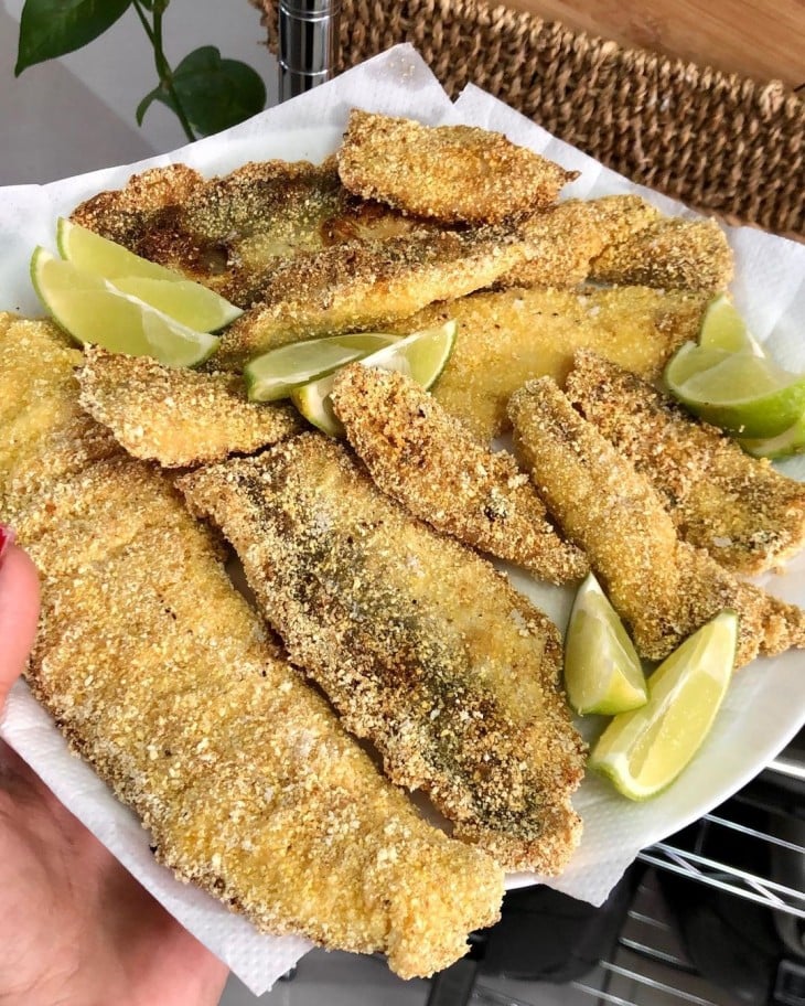 Tambaqui empanado