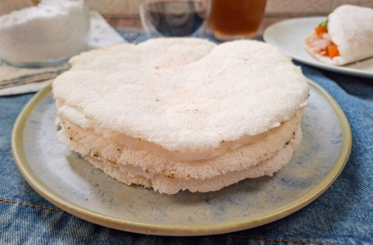 Tapioca caseira com polvilho doce