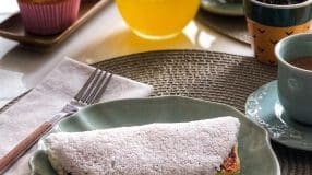 Tapioca com coco