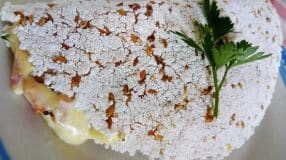 Tapioca com gergelim
