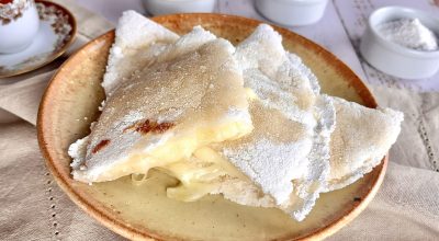 Tapioca com queijo