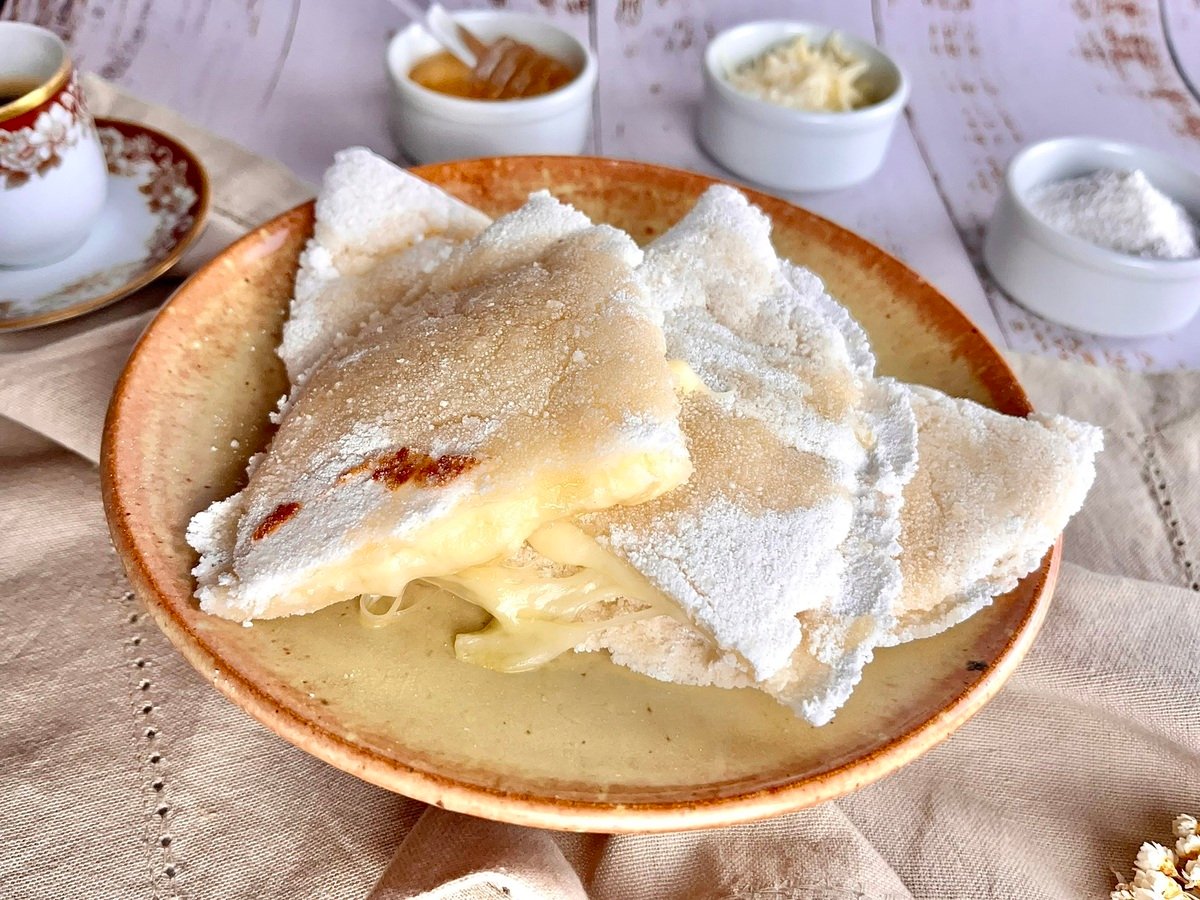 Tapioca com queijo