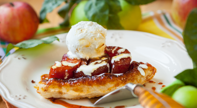 Tarte tatin de peras