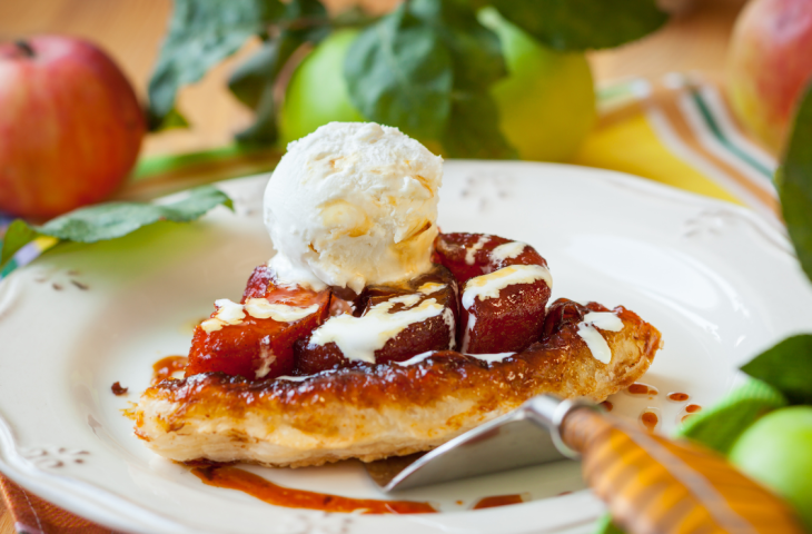 Tarte tatin de peras
