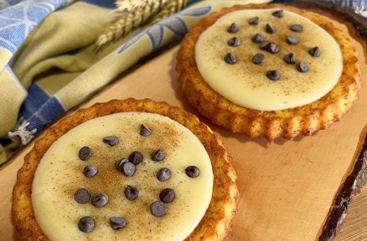 Tarteletes de amêndoa e baunilha