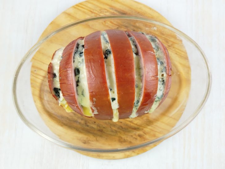 Tender dourado finalizado.