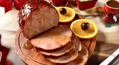 Tender com mel e laranja