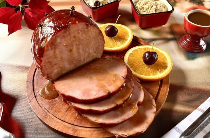 Tender com mel e laranja