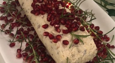 Terrine de cream cheese com amêndoas