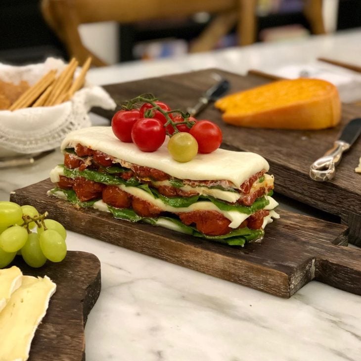 Terrine de mussarela de búfala