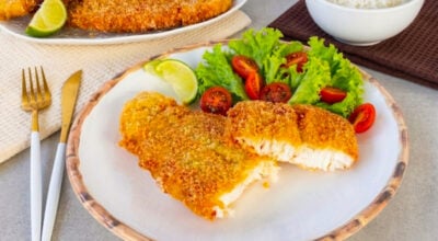 Tilápia a milanesa