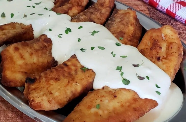 Tilápia ao molho de requeijão