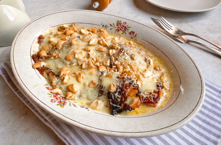 Tilápia aos quatro queijos