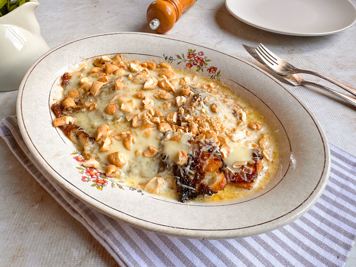 Tilápia aos quatro queijos