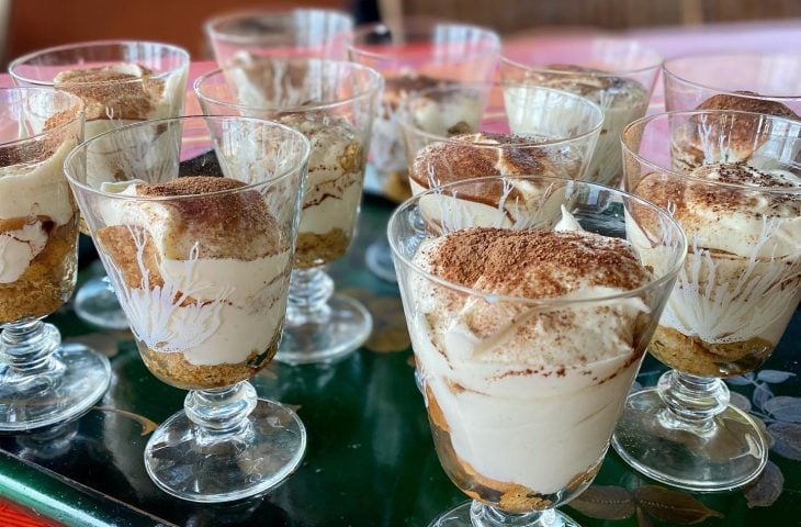 Tiramisù na taça