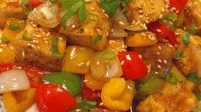 Tofu agridoce