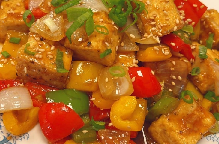 Tofu agridoce