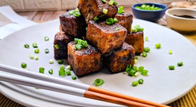 Tofu alho e óleo