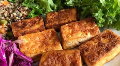 Tofu marinado