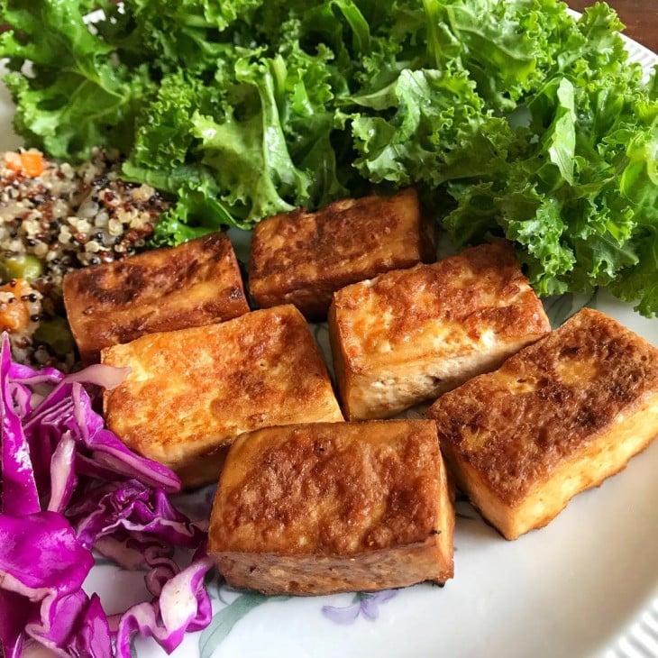 Tofu marinado