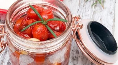 Tomate confit na airfryer