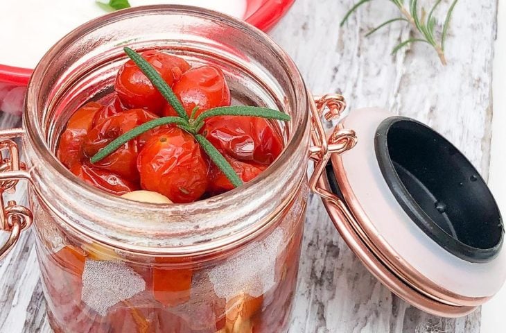 Tomate confit na airfryer