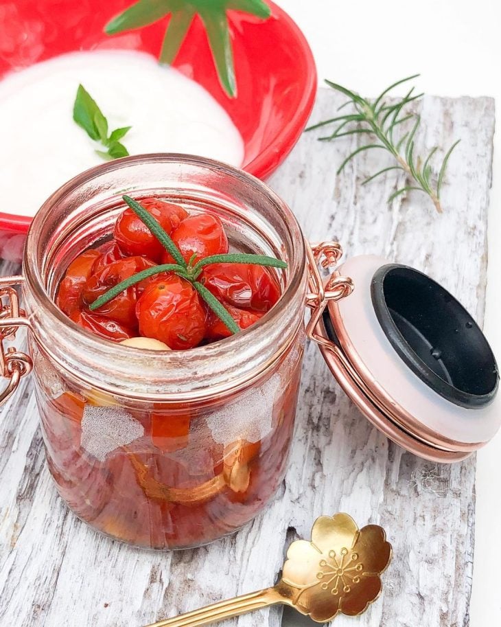 Tomate confit na airfryer