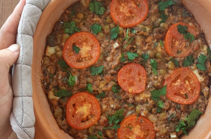 Torta aberta de sardinha