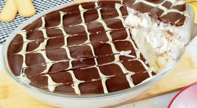 Torta alemã na travessa