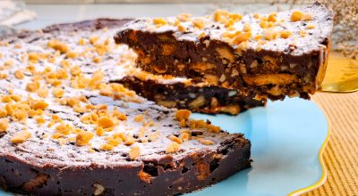 Torta crocante de chocolate