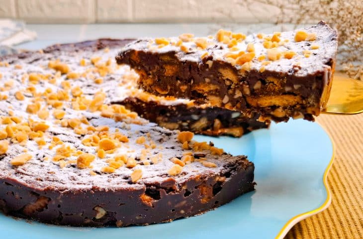 Torta crocante de chocolate