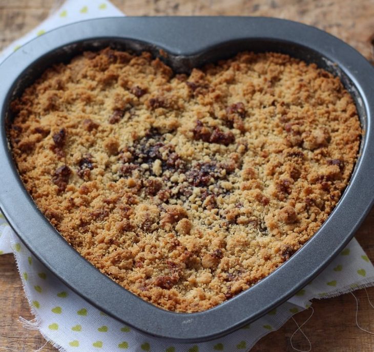Torta crocante de geleia