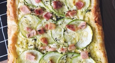 Torta de abobrinha e ricota