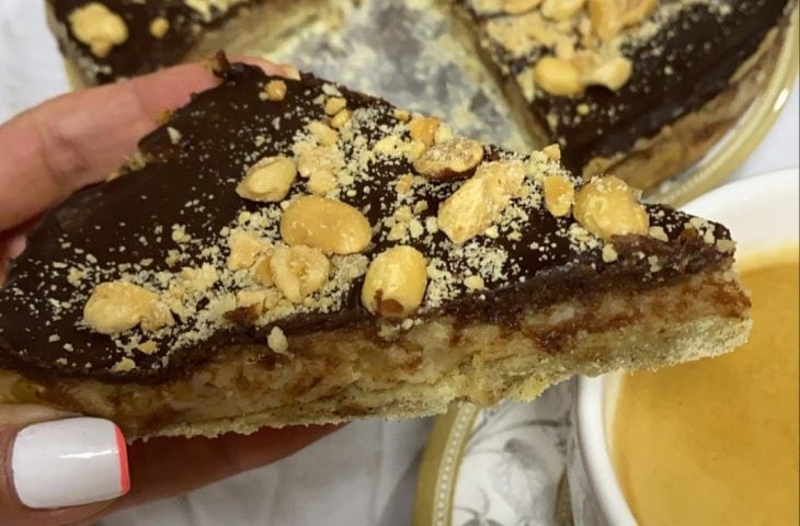 Torta de amendoim proteica