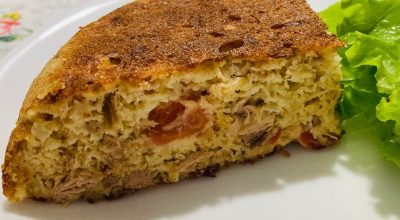 Torta de atum de frigideira