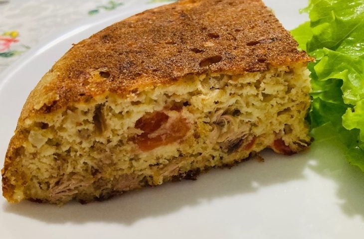 Torta de atum de frigideira